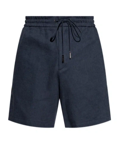 Iceberg Drawstring Shorts In Blue