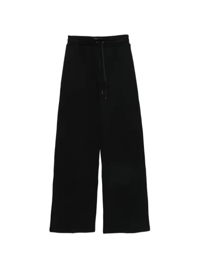 Iceberg Drawstring Track Pants In Black