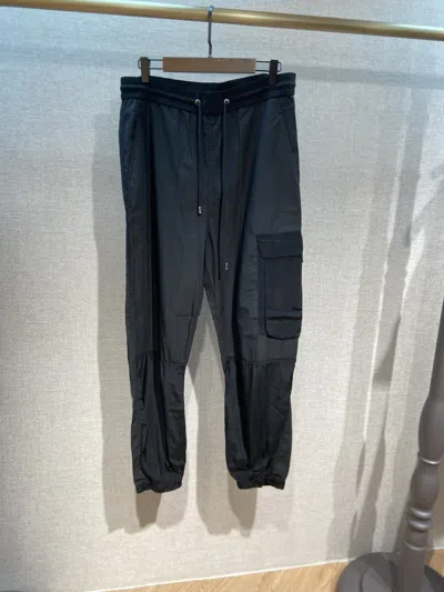 Iceberg Drawstring Waist Sweatpants In Black