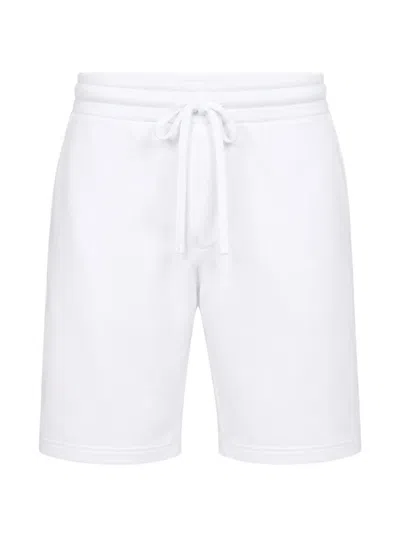 Iceberg Drawstring-waist Logo-print Shorts In White