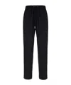 Iceberg Elastic Strap Casual Pants In Black