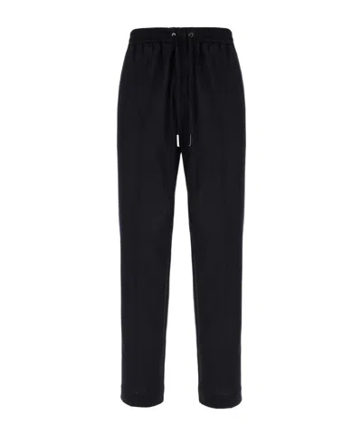 Iceberg Elastic Strap Casual Pants In Black