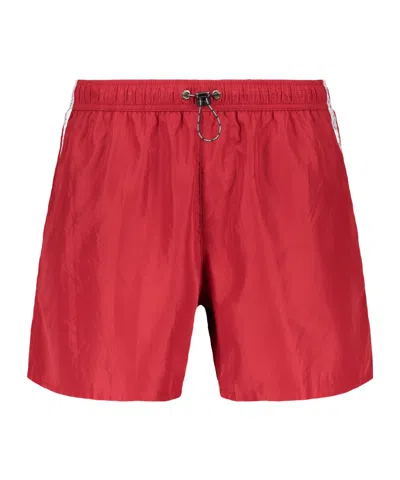 Iceberg Elastic Waist Swimming Shorts In Red