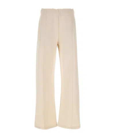 Iceberg Elasticated Waistband Wide-leg Trousers In Neutral