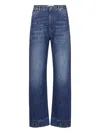 Iceberg Embellished Jeans In Blue