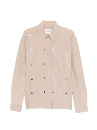 Iceberg Embellished Shirt In Neutral