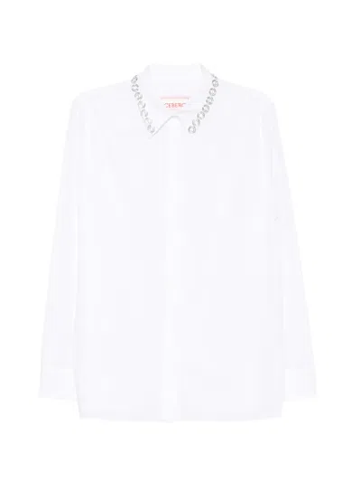 Iceberg Embellished-collar Shirt In White