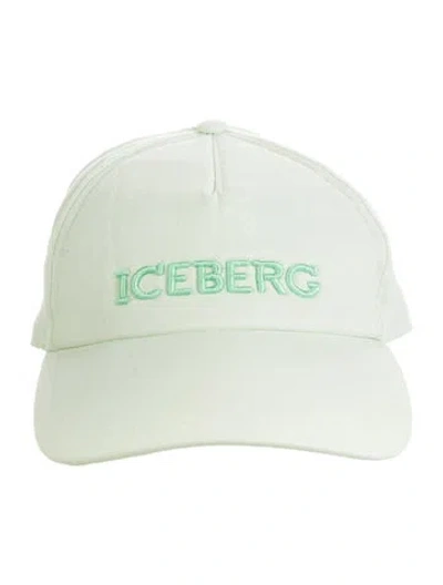 Pre-owned Iceberg Embroidered Baseball Hat In Green