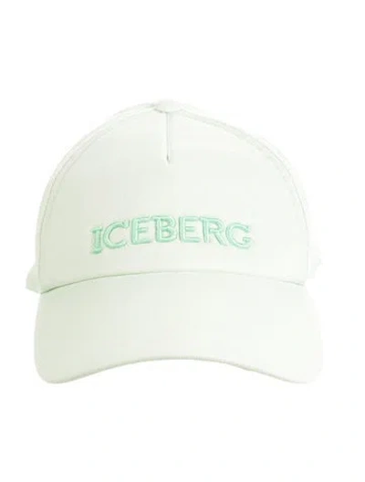 Pre-owned Iceberg Embroidered Baseball Hat In Green