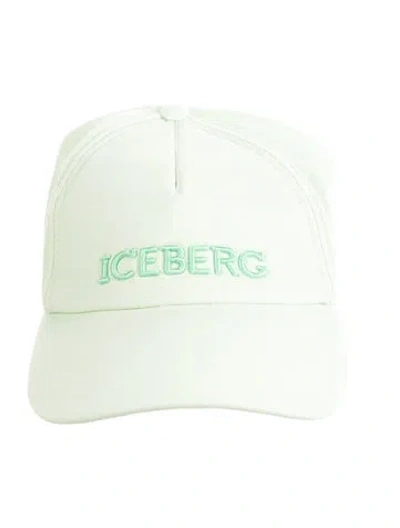 Pre-owned Iceberg Embroidered Baseball Hat In Green