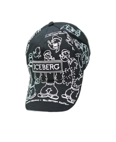 Iceberg Embroidered Logo Bucket Hat In Black