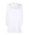 Iceberg Embroidered-logo Cut-out Shirt In White