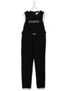 Iceberg Embroidered-logo Jumpsuit In Black
