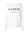 Iceberg Embroidered Logo Sweatshirt In White