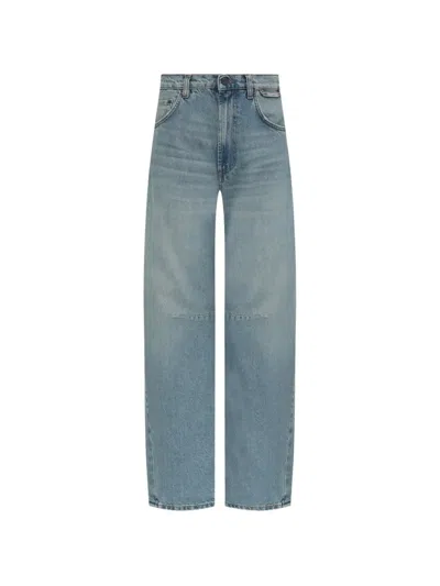 Iceberg Faded Straight-leg Jeans In Blue