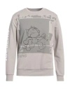Iceberg Felix The Cat Man Sweatshirt Light Grey Size Xl Cotton, Modal, Polyester In Grey