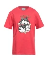 Iceberg Felix The Cat Man T-shirt Red Size Xxl Cotton In Red