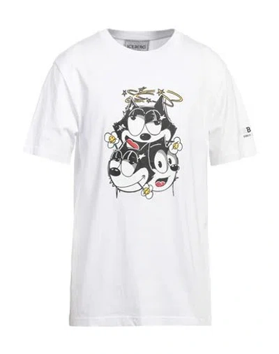 Iceberg Felix The Cat Man T-shirt White Size 3xl Cotton