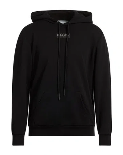 Iceberg Felpa Man Sweatshirt Black Size Xl Cotton, Polyester