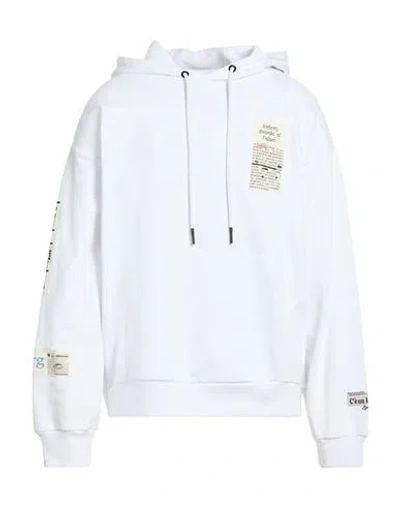 Iceberg Felpa Man Sweatshirt White Size Xl Cotton, Polyester