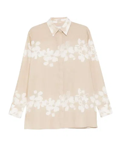 Iceberg Floral Shirt In Neutral