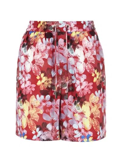 Iceberg Floral-print Bermuda Shorts In Multi