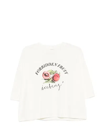 Iceberg Fruit-print T-shirt In White