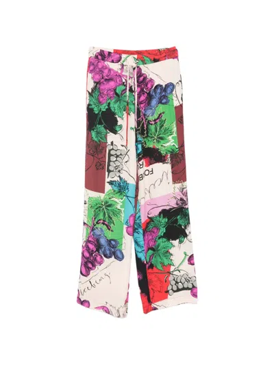 Iceberg Grapes-print Palazzo Pants In Multi