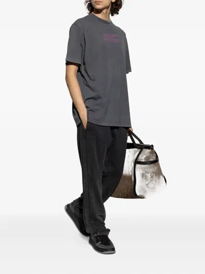 Iceberg Graphic-print T-shirt In Gray