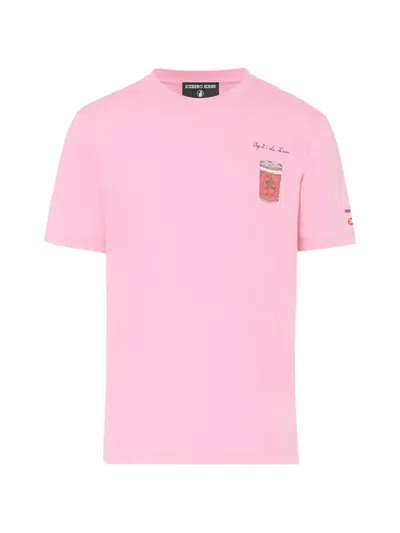Iceberg Graphic-print T-shirt In Pink