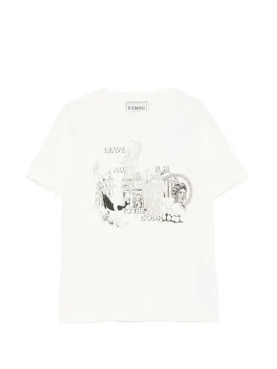 Iceberg Graphic-print T-shirt In White
