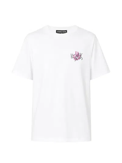 Iceberg Graphic-print T-shirt In White