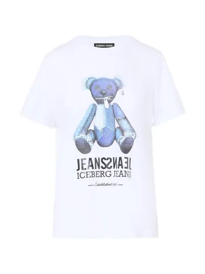 Iceberg Graphic-print T-shirt In White