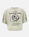Iceberg Grey Tie Dye Cotton T Shirt