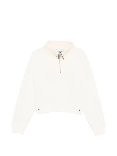Iceberg Half-zip Sweatshirt In White