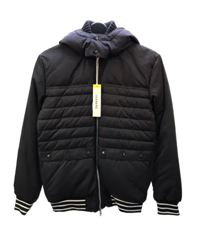 Iceberg Hooded Down Jacket In Black