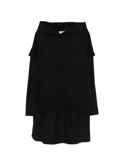 Iceberg Hooded Dress In Black