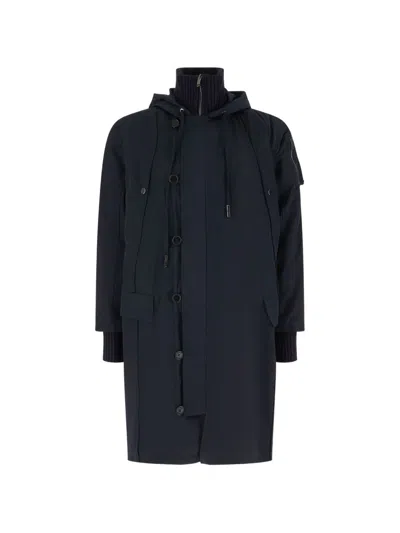Iceberg Hooded Padded Jacket In Blue