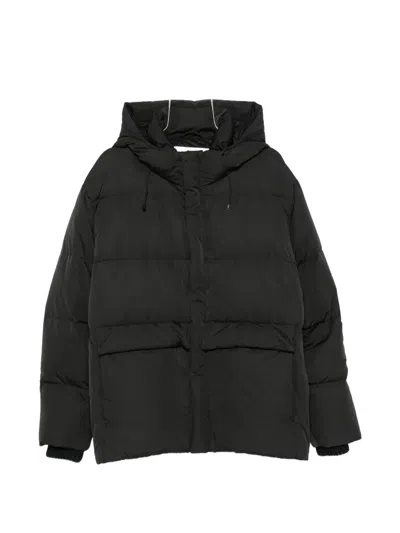 Iceberg Hooded Puffer Jacket In Black