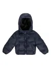 Iceberg Hooded Quilted Jacket In Blue