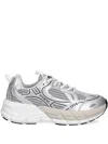 Iceberg Icb One Metallic Mesh Sneakers In Gray