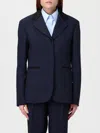 Iceberg Single-breasted Long-sleeved Suit Jacket In Blue
