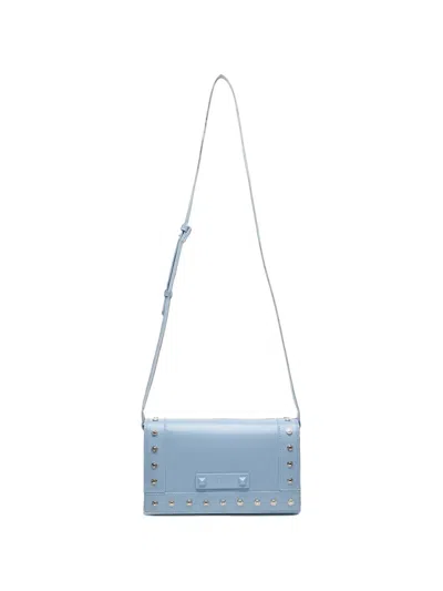 Iceberg Jeans Stud-embellished Shoulder Bag In Blue