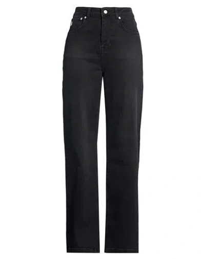 Iceberg Jeans Woman Jeans Black Size 27 Cotton, Elastane