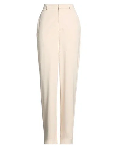 Iceberg Jeans Woman Pants Beige Size 4 Viscose, Polyamide, Elastane