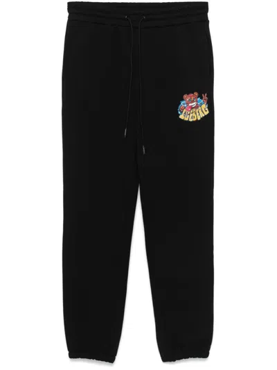 Iceberg Jersey Track Pants In Black