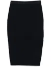 Iceberg Knitted Midi Skirt In Blue