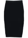 Iceberg Knitted Midi Skirt In Blue