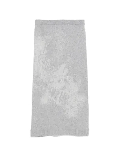 Iceberg Knitted Skirt In Gray