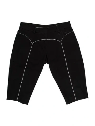 Pre-owned Iceberg Late 1990's - Early 2000's Knee-length Shorts In Black